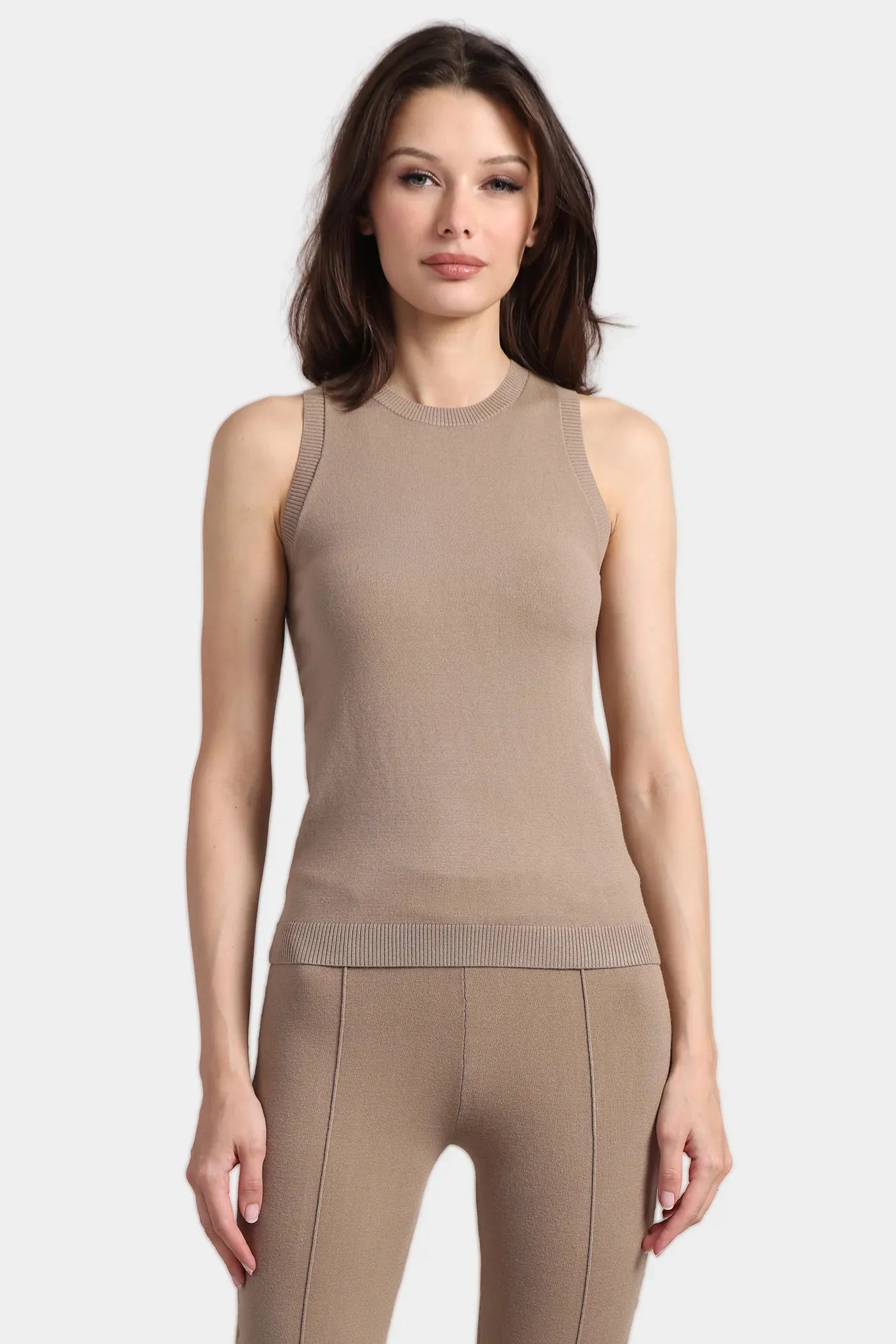 Minnie Rose Viscose Crew Tank