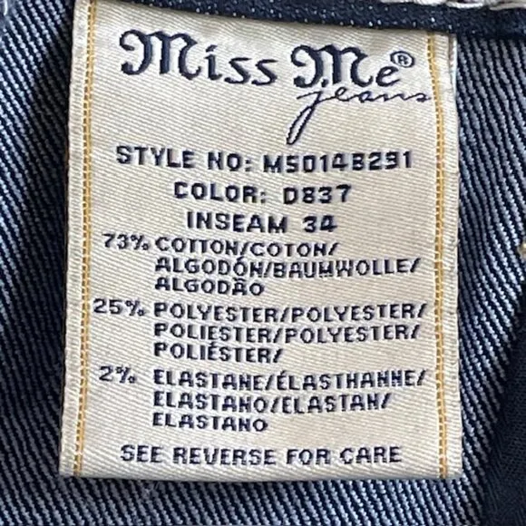 MISS ME Chloe Bootcut Jeans - Size 27