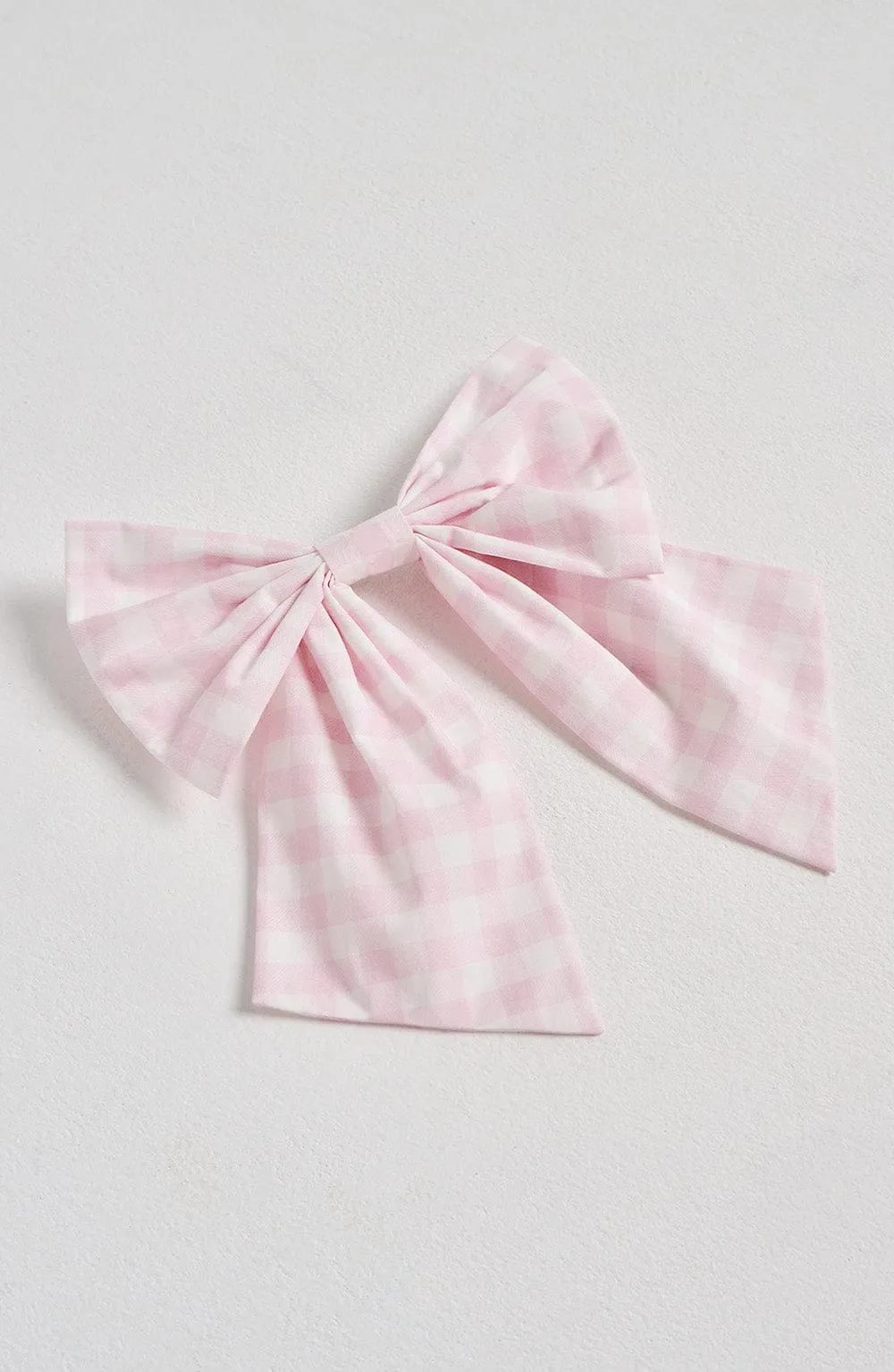 Mitzi Bow - Blush Gingham
