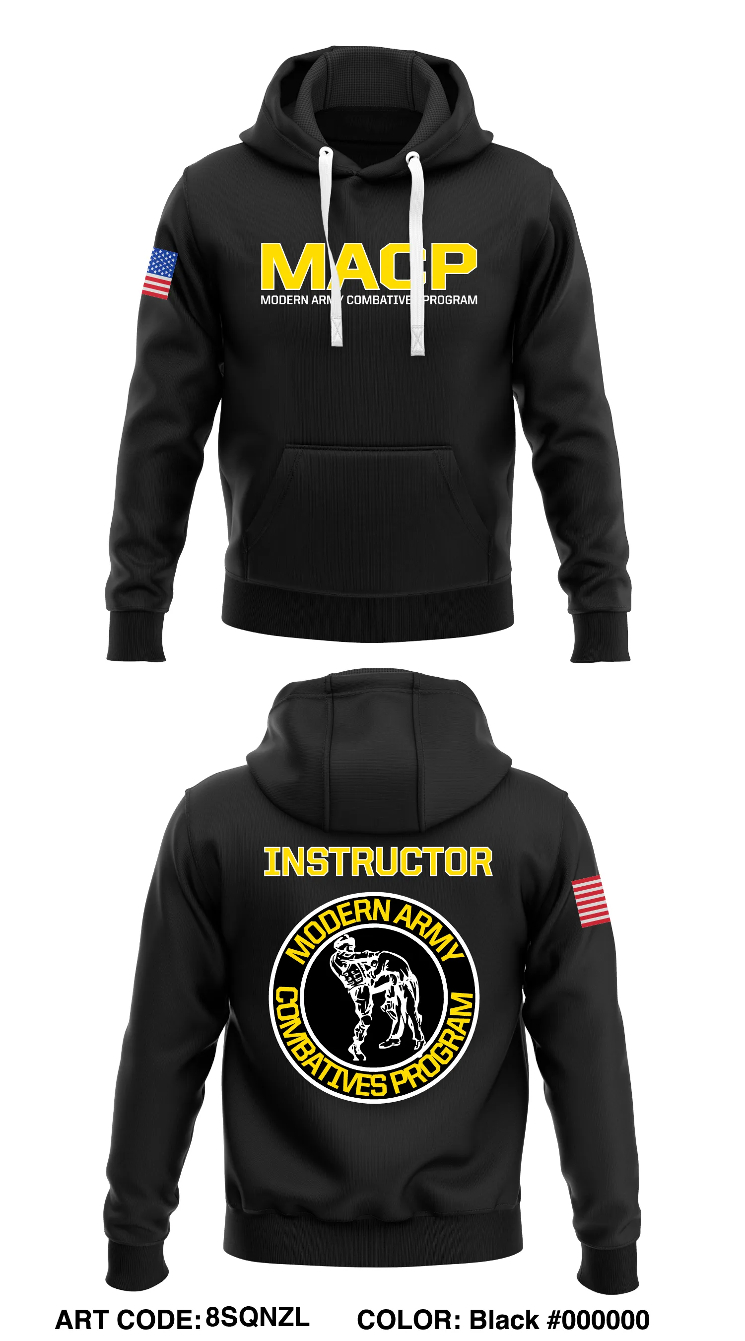 Modern Army Combatives Program  Store 1  Core Men's Hooded Performance Sweatshirt - 8SQNZL