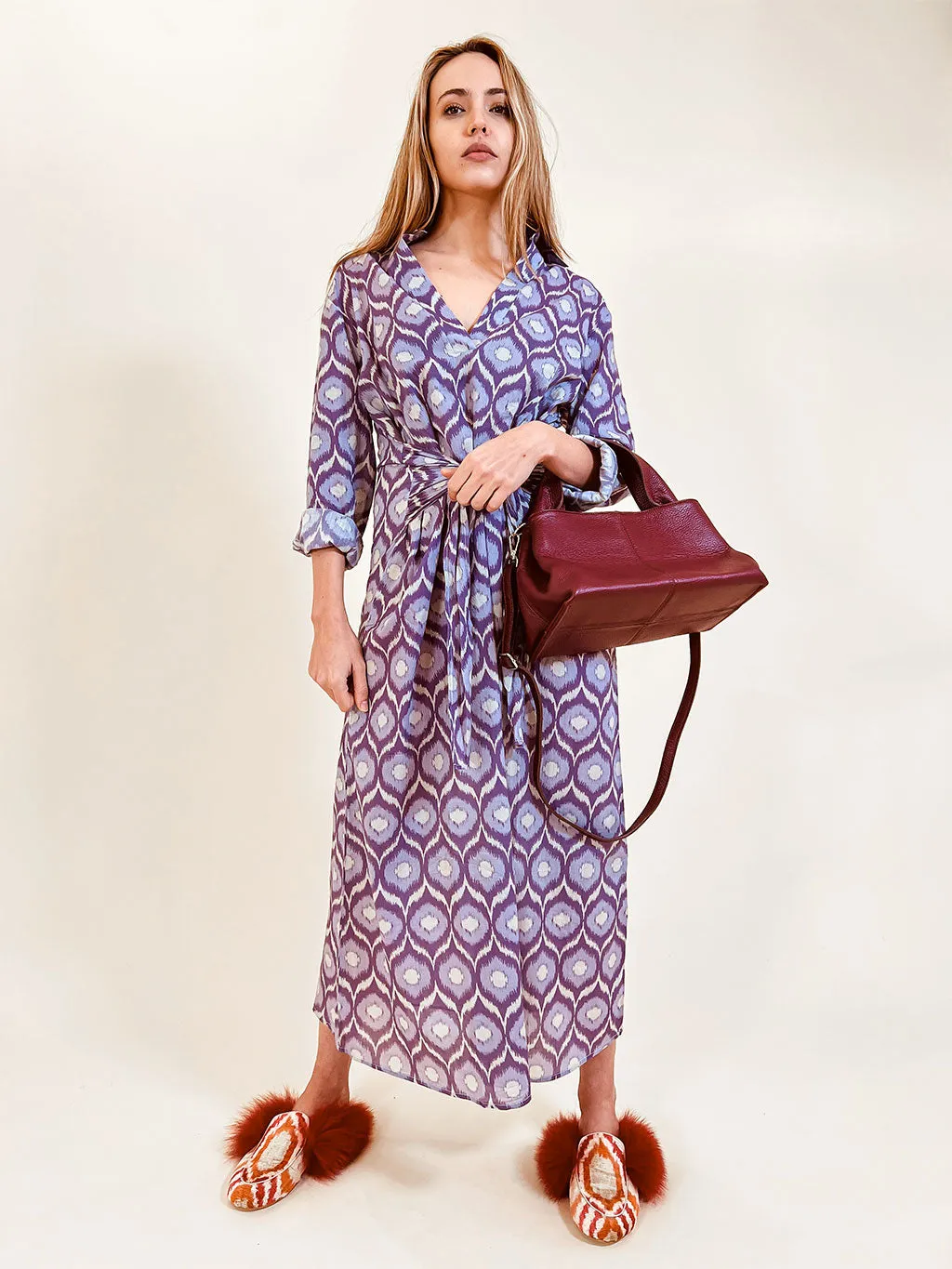 Monia Ikat Shirt Dress