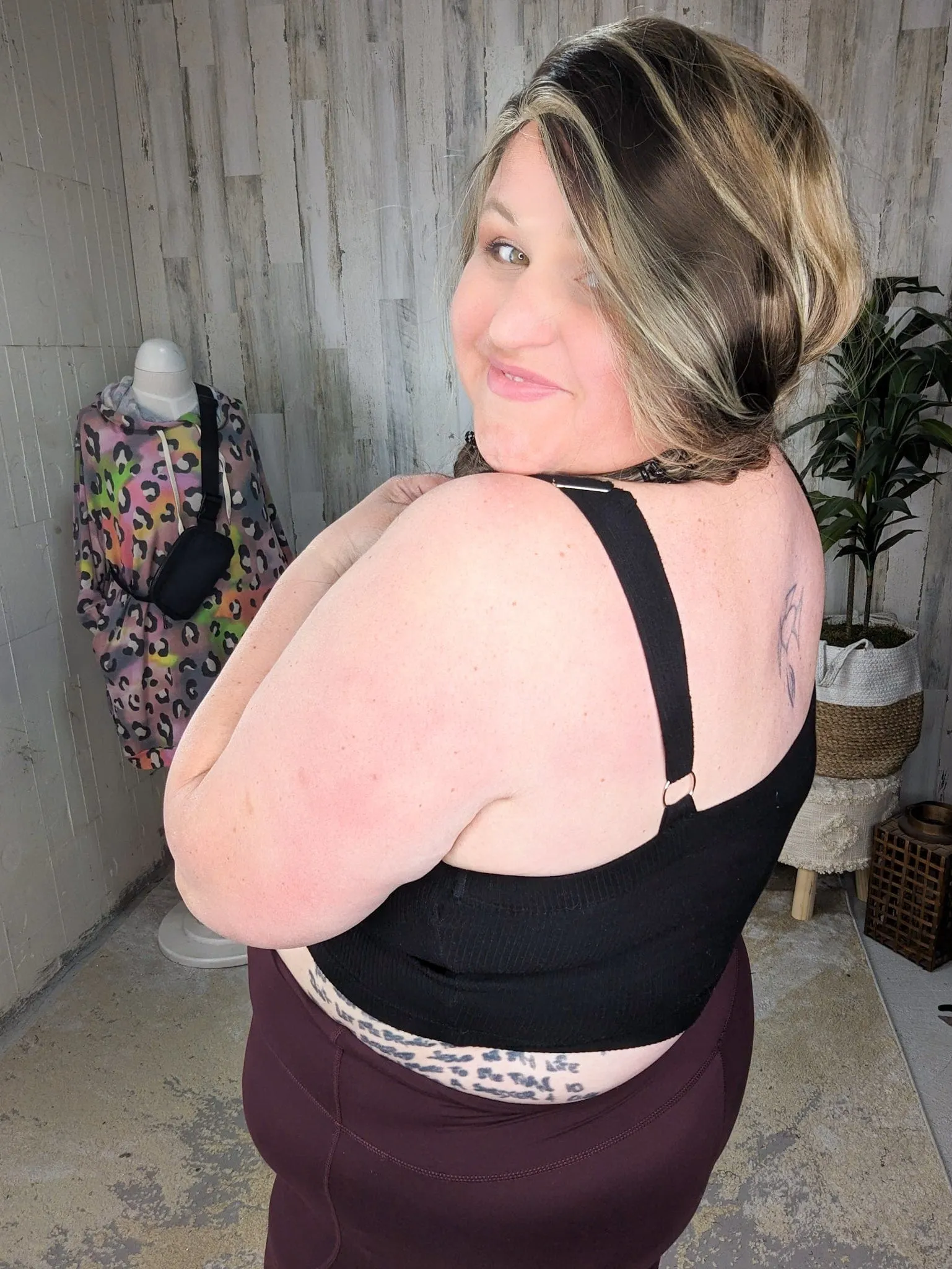 Monica Ribbed Brami w/Built In Bra (3 colors)