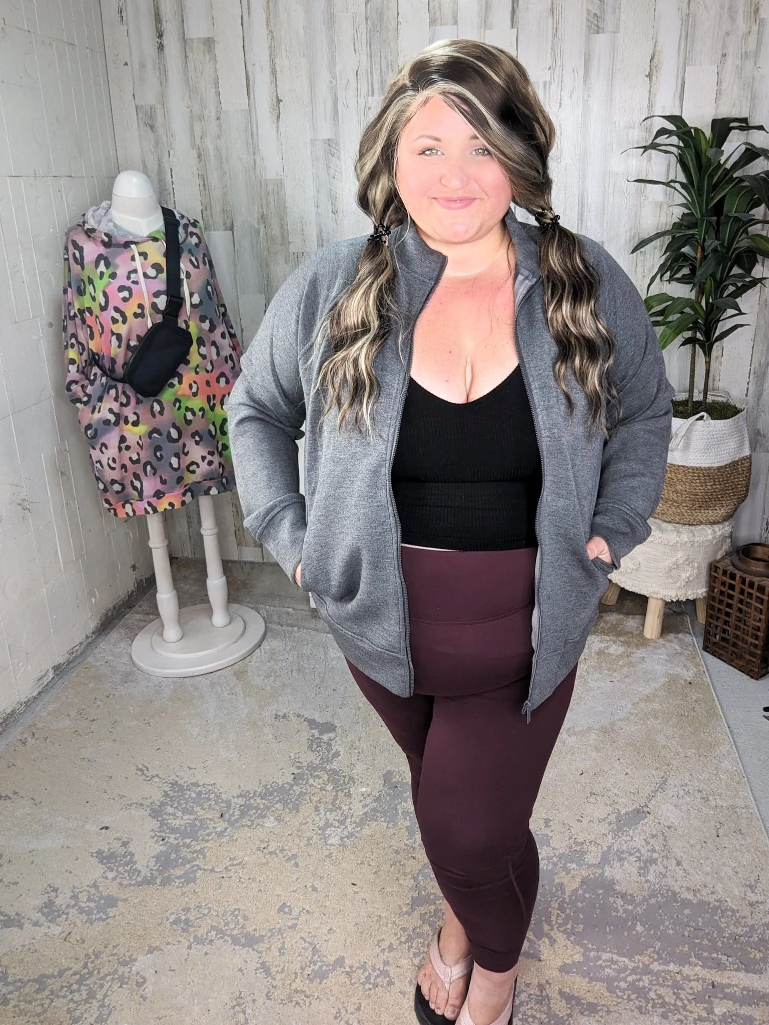 Monica Ribbed Brami w/Built In Bra (3 colors)