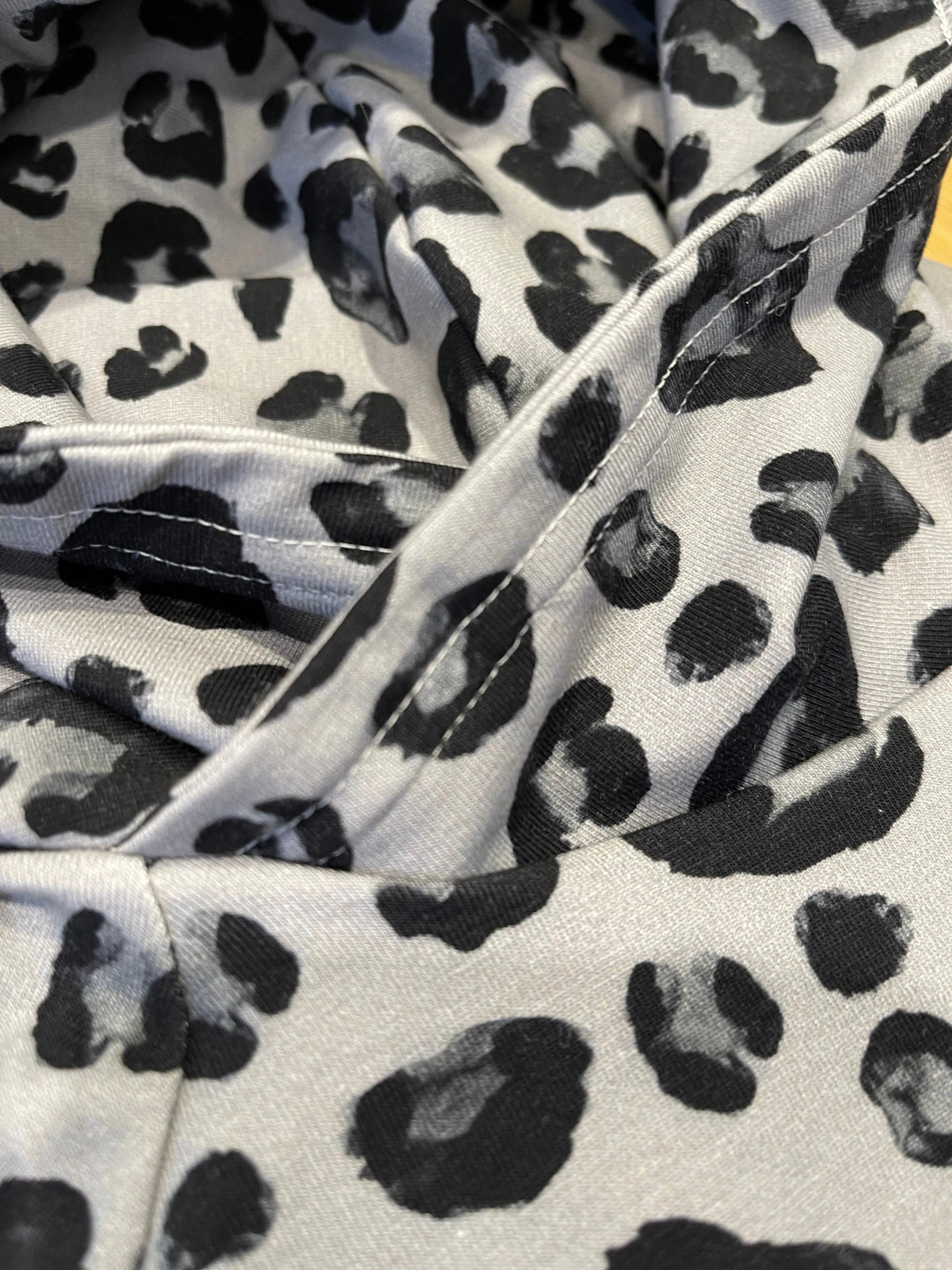 Monochrome Leopard Hoodie
