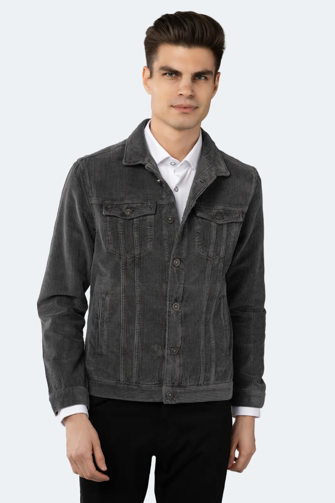 Navy Corduroy Jacket