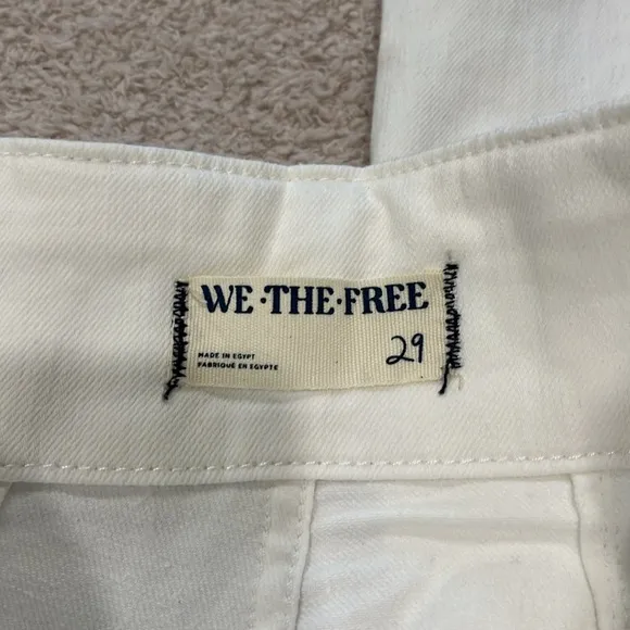 NEW Free People Jayde Flare Jeans White Size 29