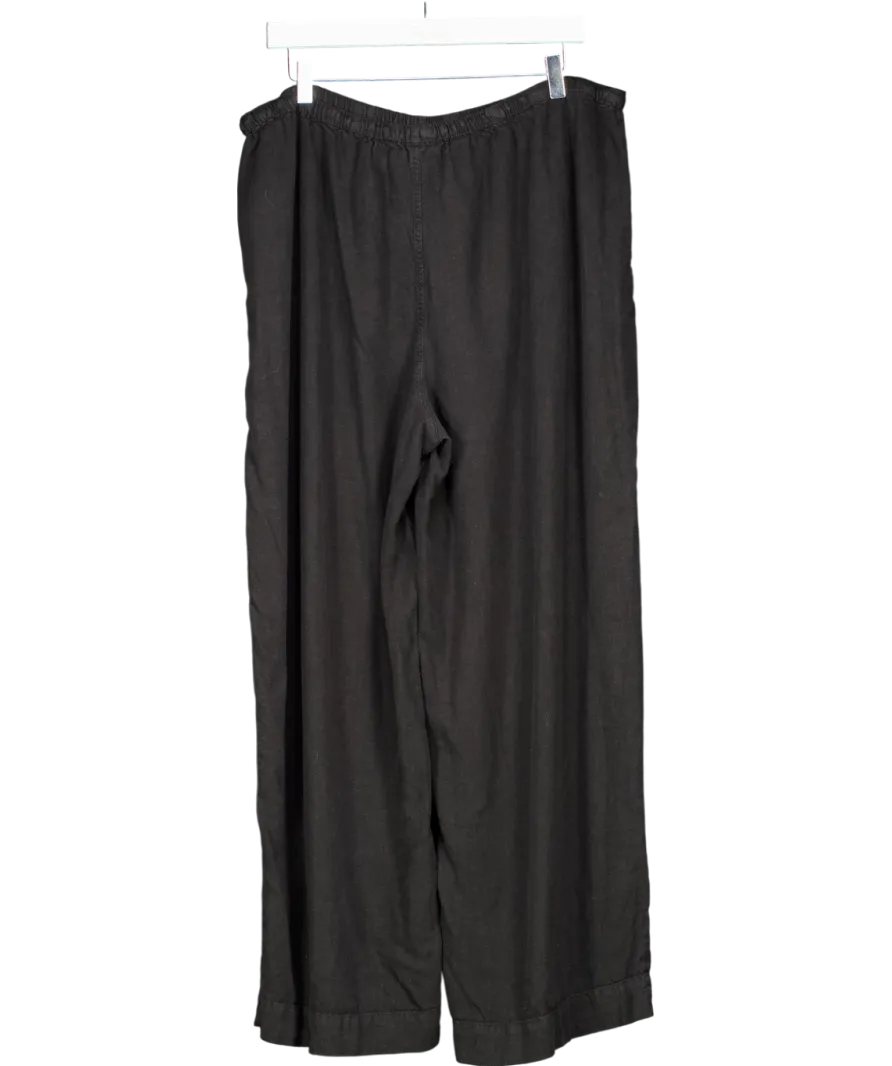 Nobody's Child Black Wide Leg Trousers UK 18