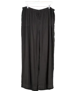 Nobody's Child Black Wide Leg Trousers UK 18