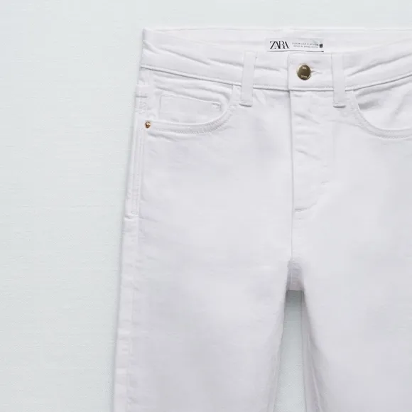 NWT Zara High Rise Mini Flare Jeans