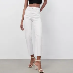 NWT Zara High Rise Mini Flare Jeans