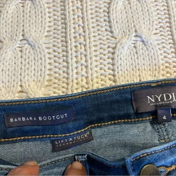 NYDJ Barbara Bootcut Jeans-Lift Tuck Technology Size 4