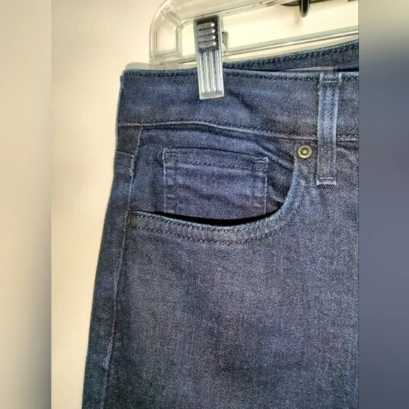 NYDJ (Size 10) Dark Indigo &quot;Barbara Bootcut&quot; Lift Tuck Technology Denim Jeans