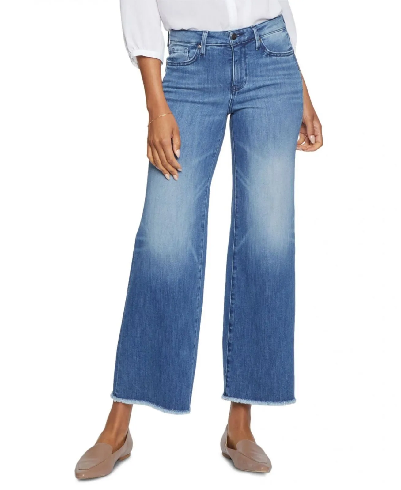 NYDJ Womens Teresa Trouser Ankle Jeans with Fray Hem MATKKA8295
