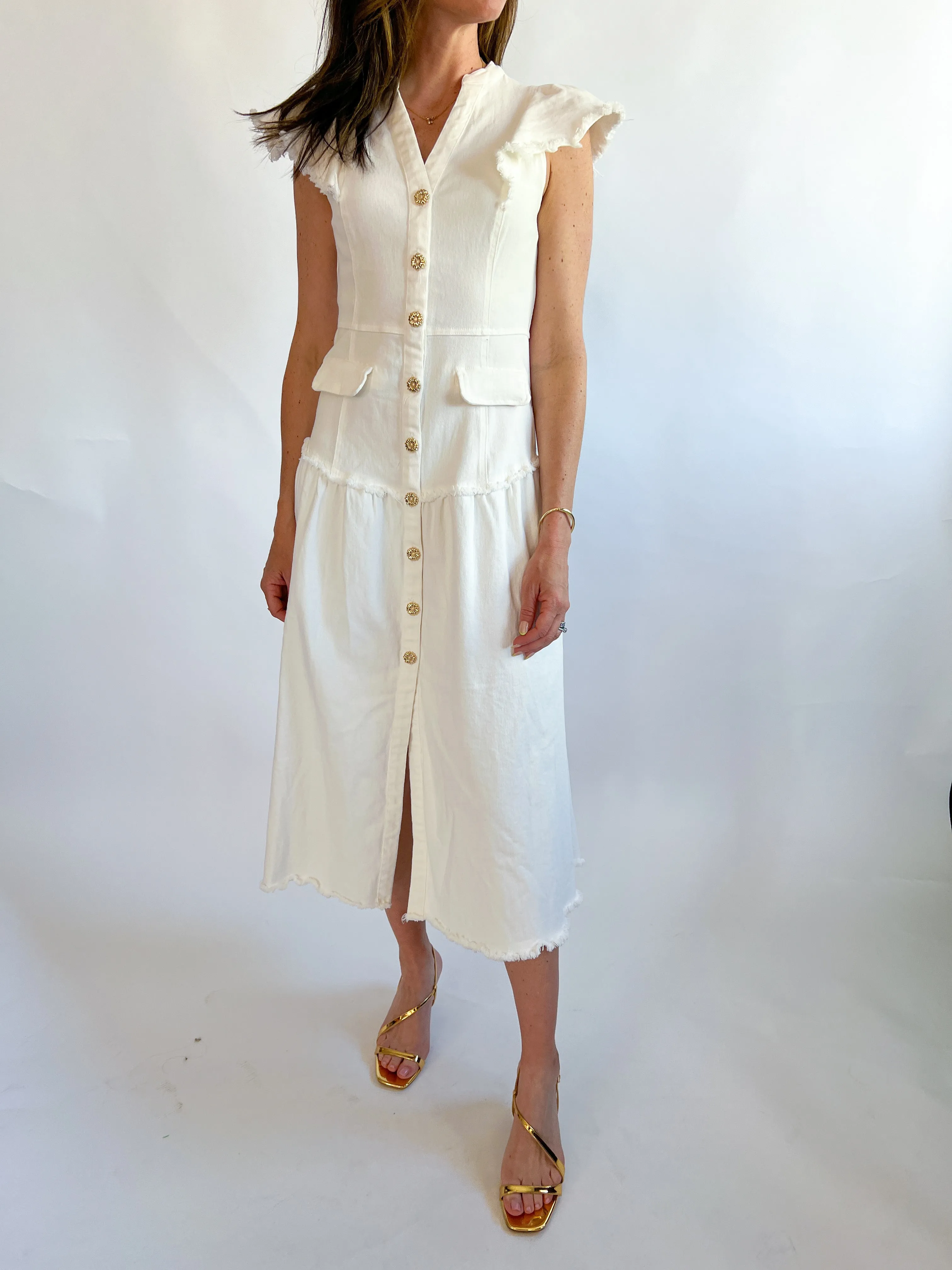 Oaklynn Denim Midi Dress