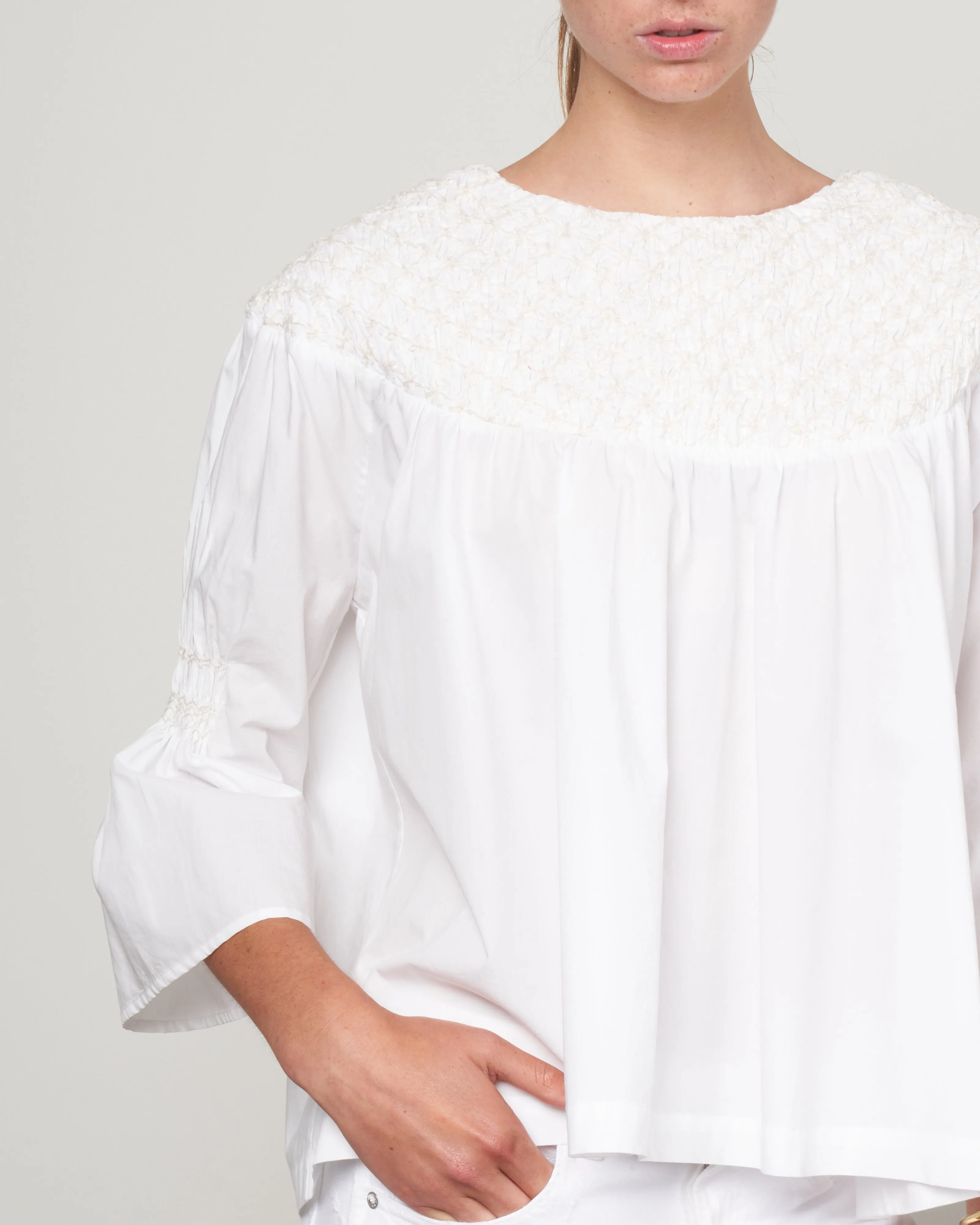 opheis blouse - white ivory