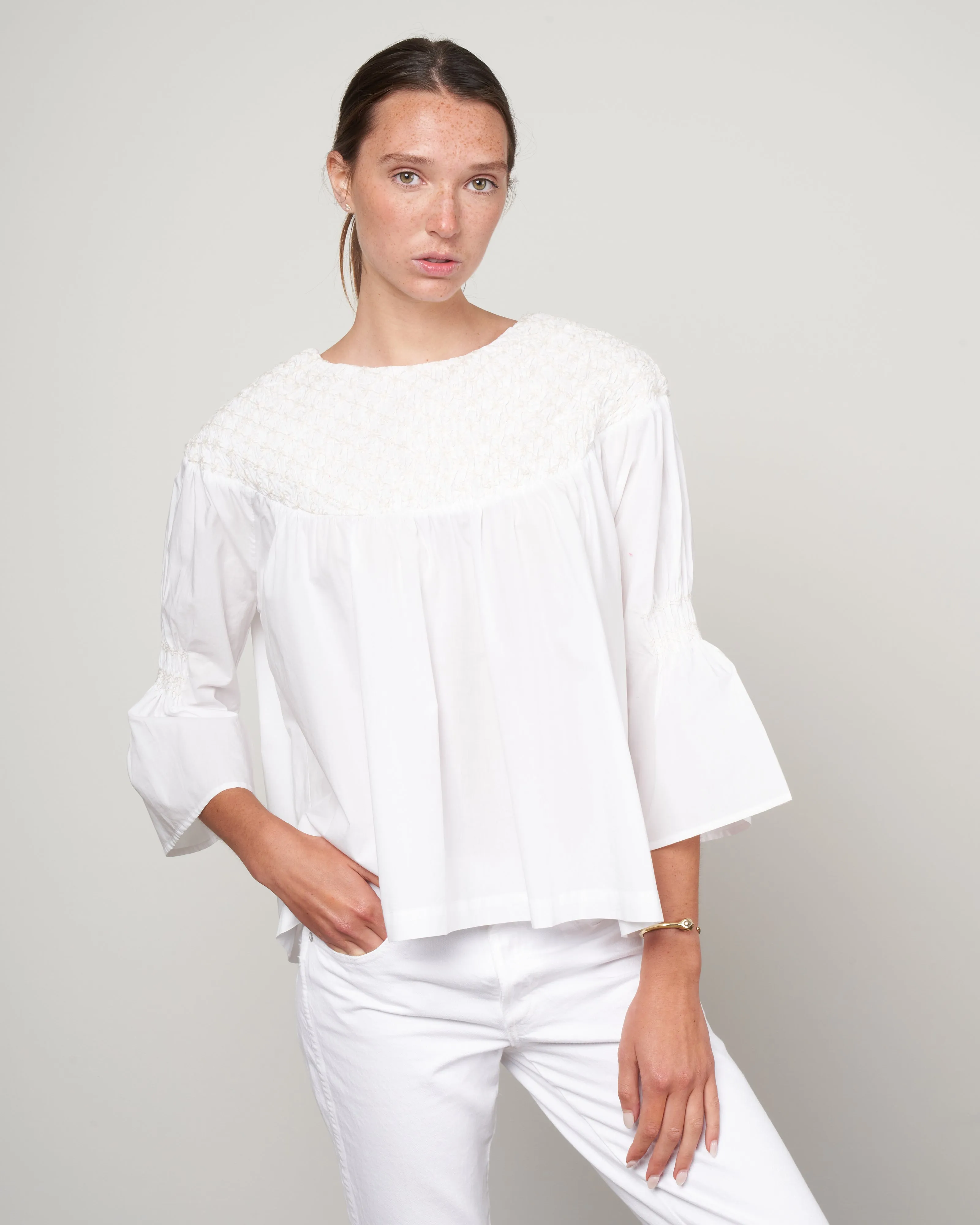 opheis blouse - white ivory