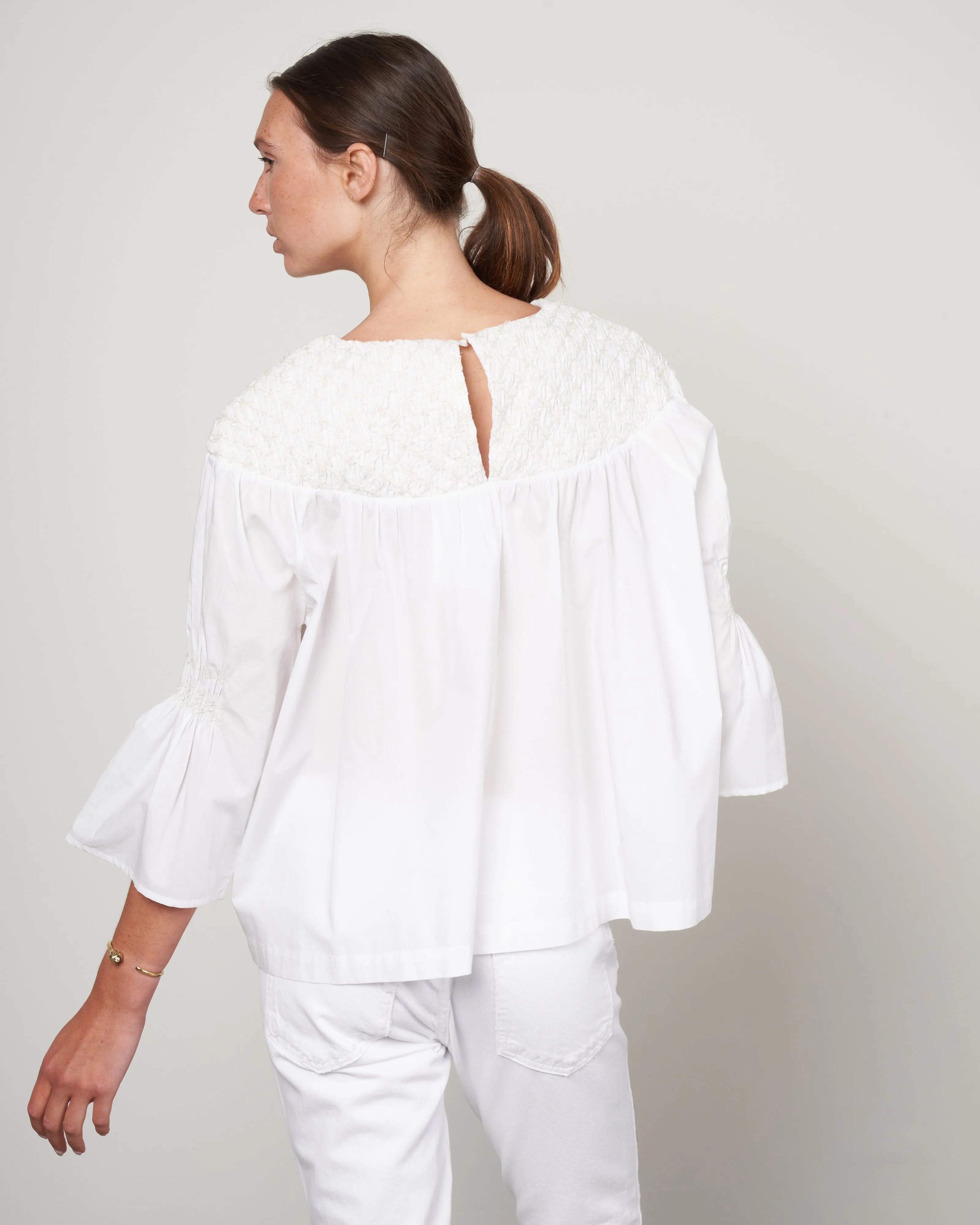 opheis blouse - white ivory