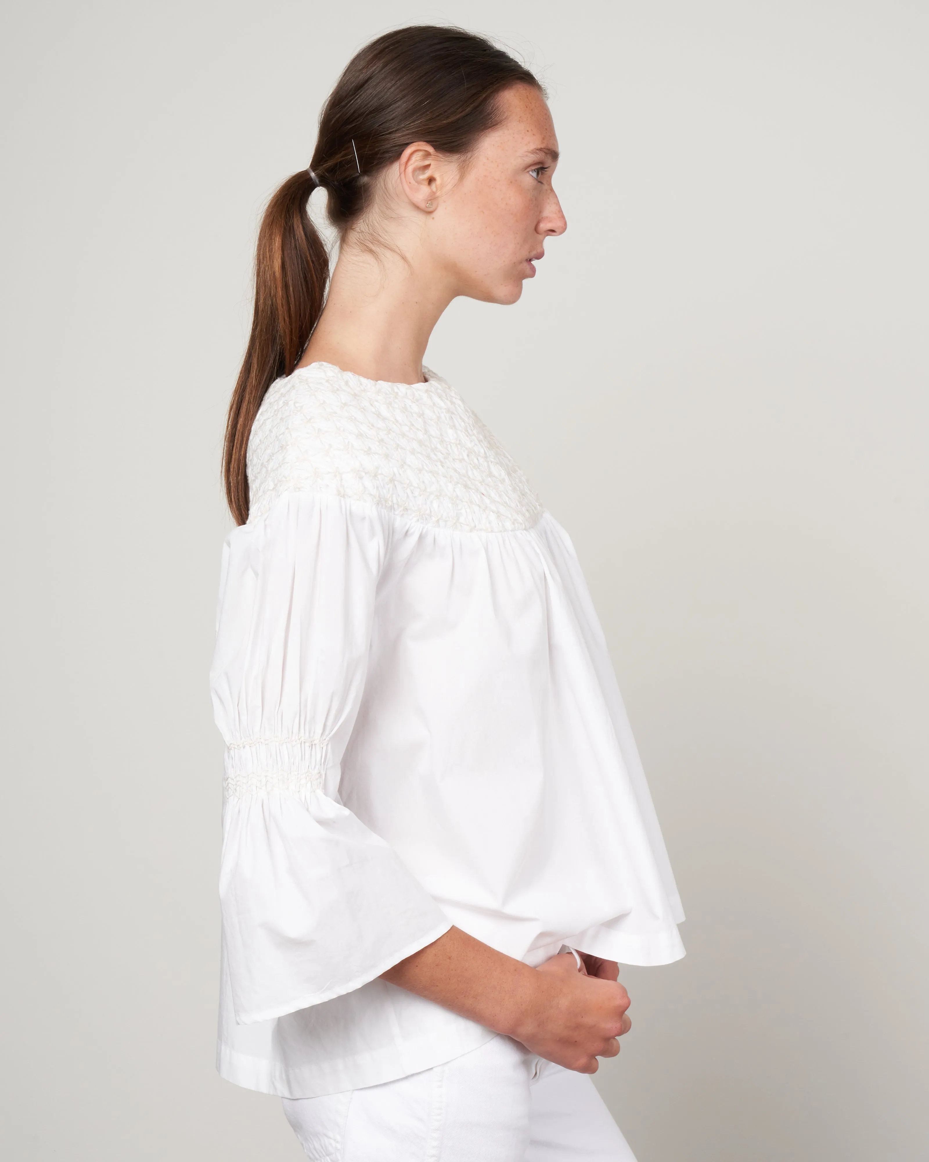opheis blouse - white ivory