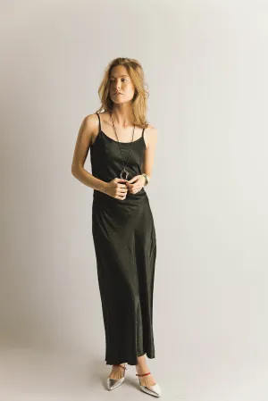 Orion Satin Wrap Dress