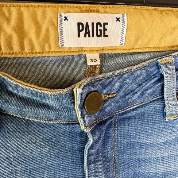 PAIGE Fiona Blue Flared Jeans