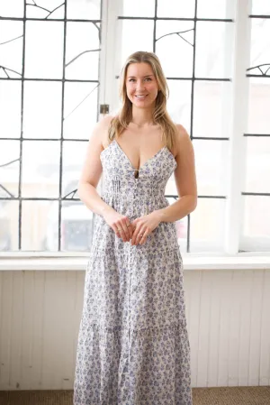 Parisian Bloom Maxi Dress
