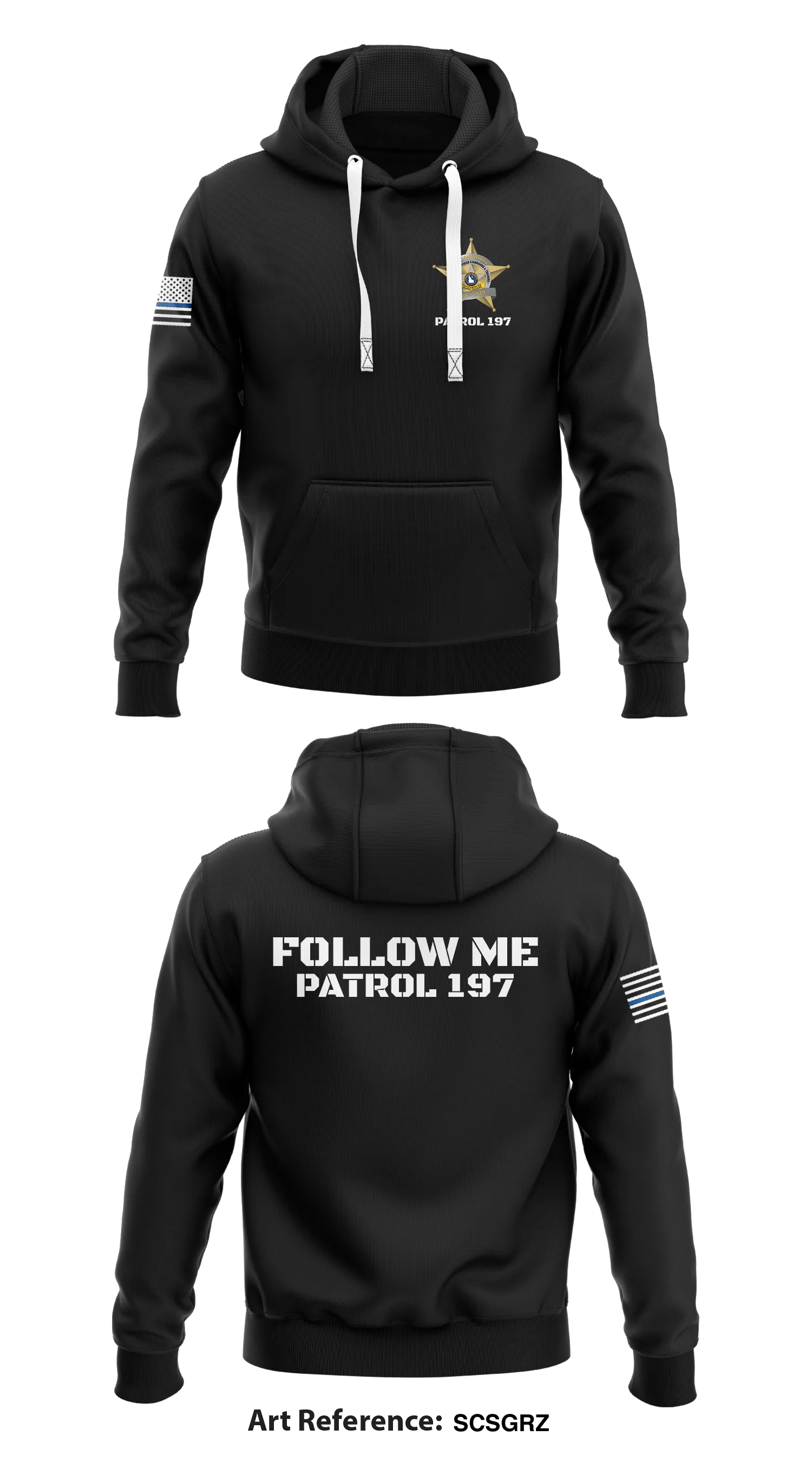 Patrol 197 Store 1 Core Men's Hooded Performance Sweatshirt - ScSgRz