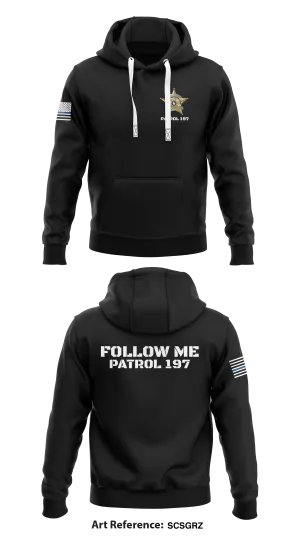 Patrol 197 Store 1 Core Men's Hooded Performance Sweatshirt - ScSgRz