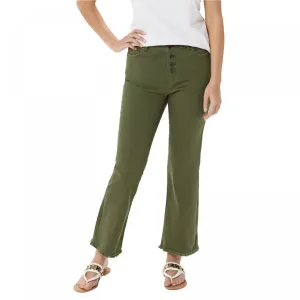 Peace Love World Women's Plus Size Garment Dyed Button Front Jeans