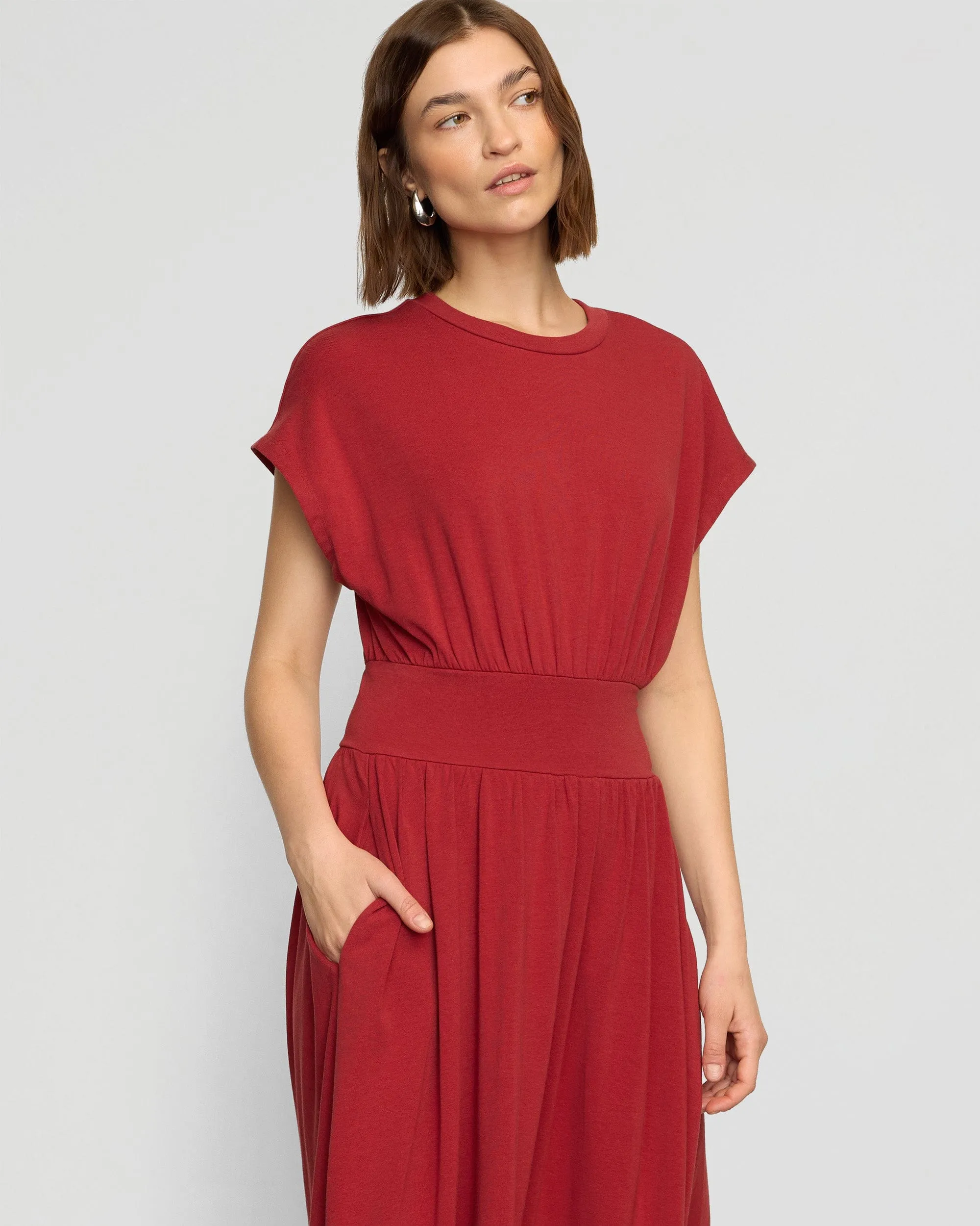 Prima Jersey Midi Dress