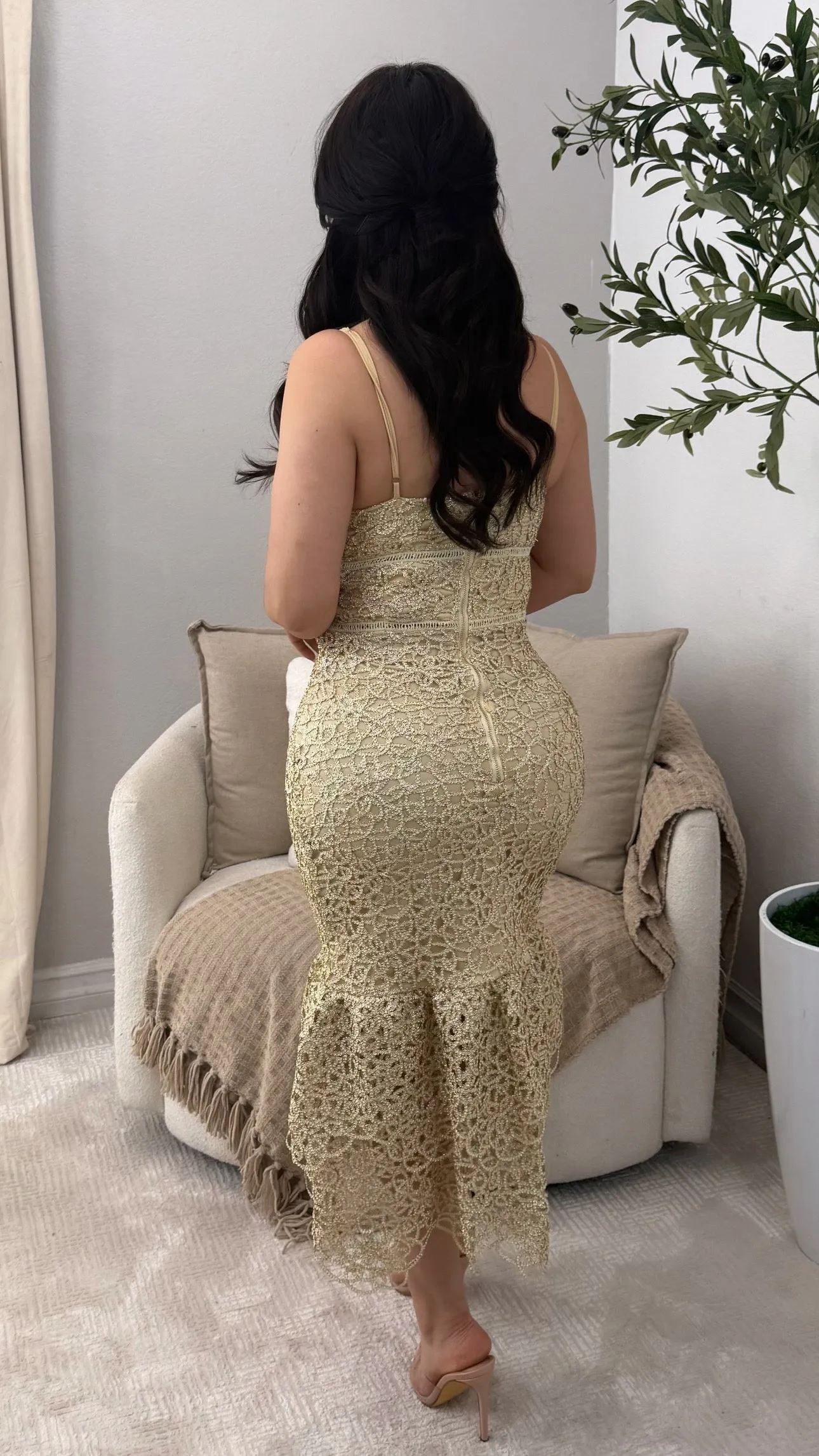 PRIORITIES GOLD DRESS