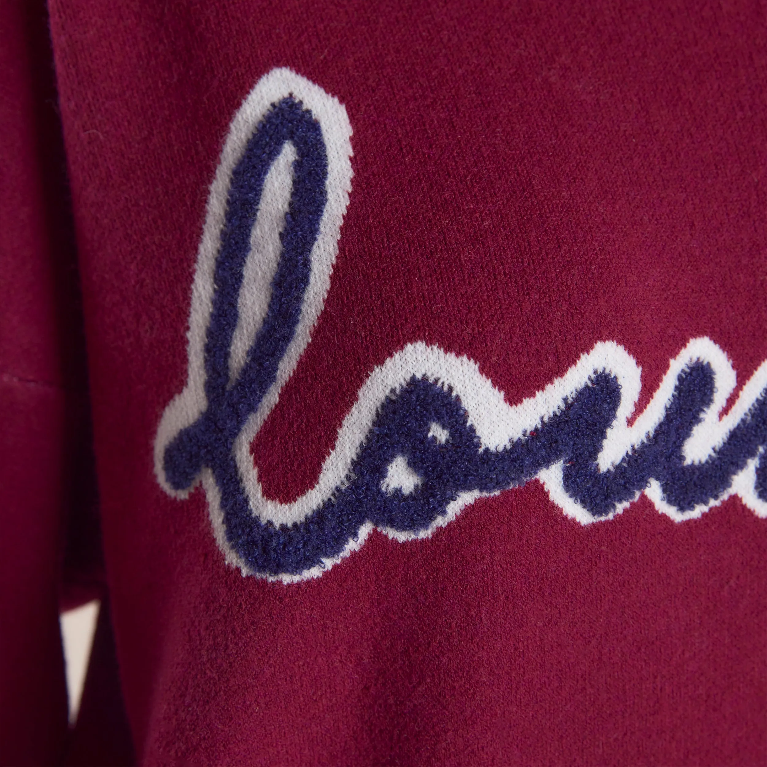 Pull en Maille avec Logo - Bordeaux