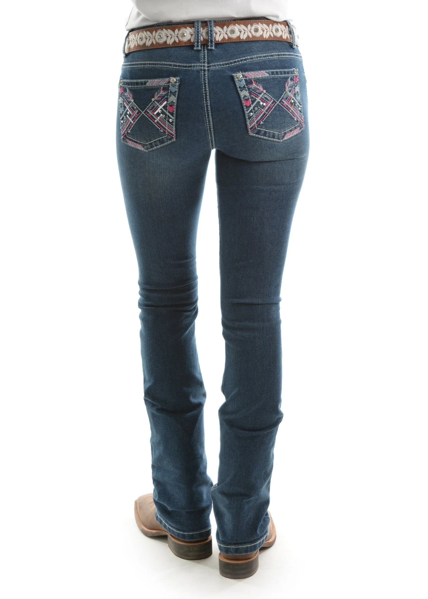 Pure Western Jeans Womens Winona Bootcut 34in Leg (PCP2208288)