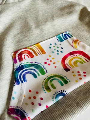 Rainbow Hoodie - 0/3 months