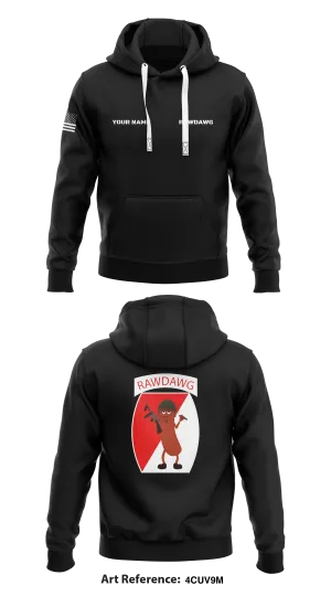 RAWDAWG PLATOON Store 1  Core Men's Hooded Performance Sweatshirt - 4cuV9m