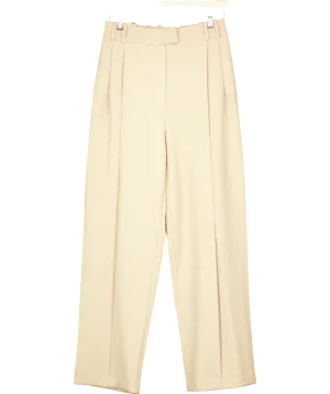 Re Ona Beige Bobbi Trousers UK 10