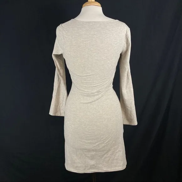 Reformation Jeans stretch flare long sleeved dress