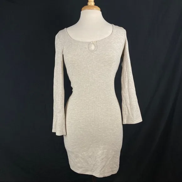 Reformation Jeans stretch flare long sleeved dress