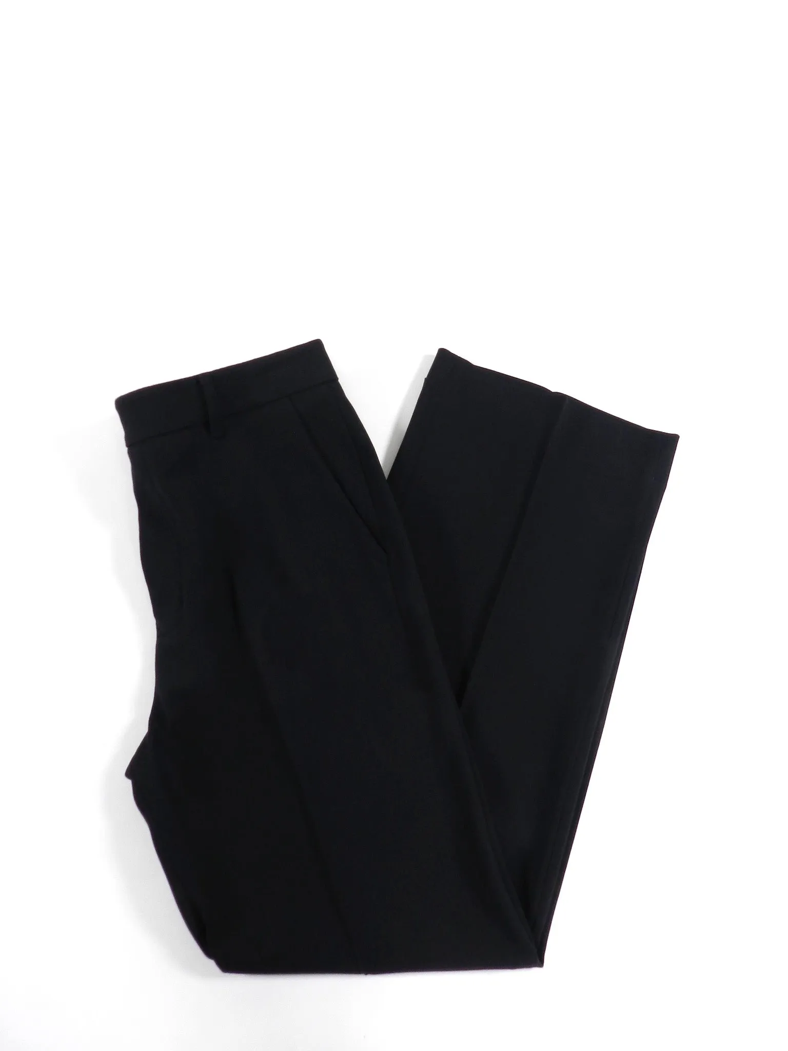 Rick Owens Black Straight Virgin Wool Trousers - 30