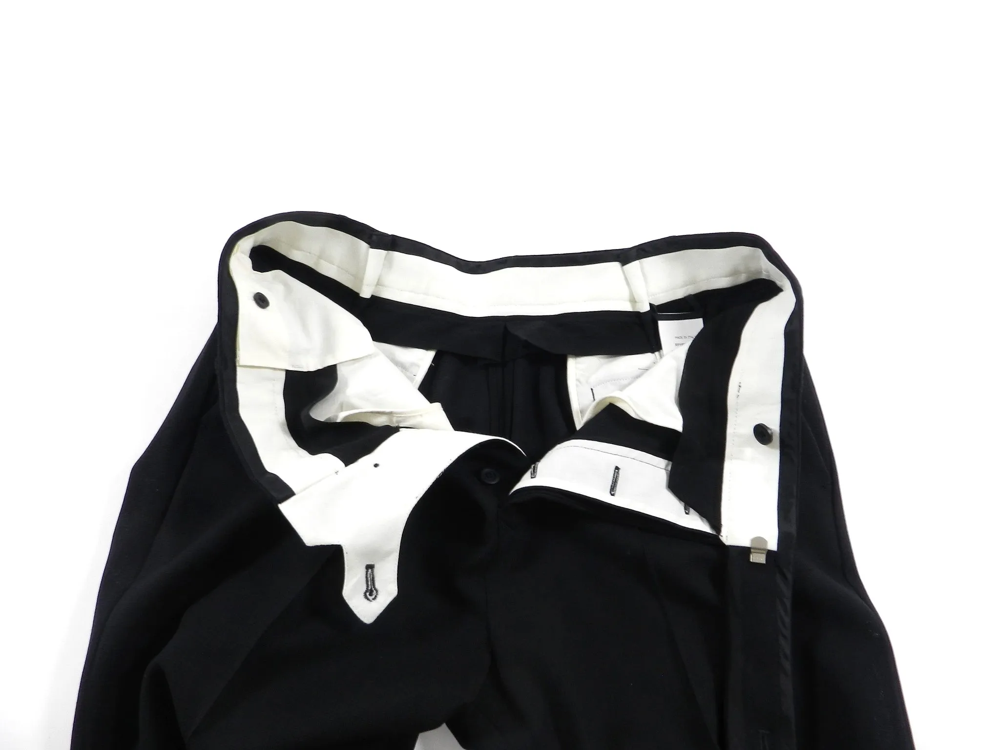 Rick Owens Black Straight Virgin Wool Trousers - 30