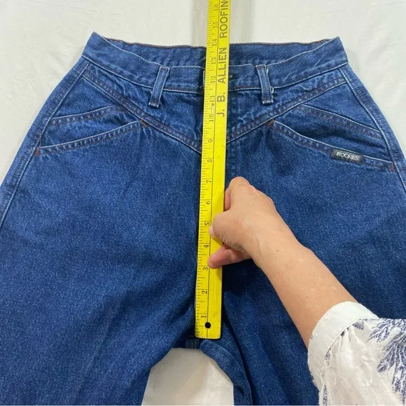 Rockies jeans Bootcut Western Rodeo 29-9 Blue Denim Jeans Bareback High Waist