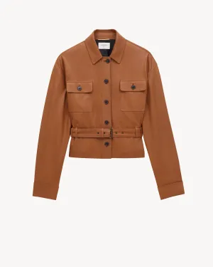 Saharienne Short Jacket In Lambskin