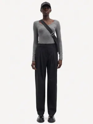 Saluzy Trousers - Black