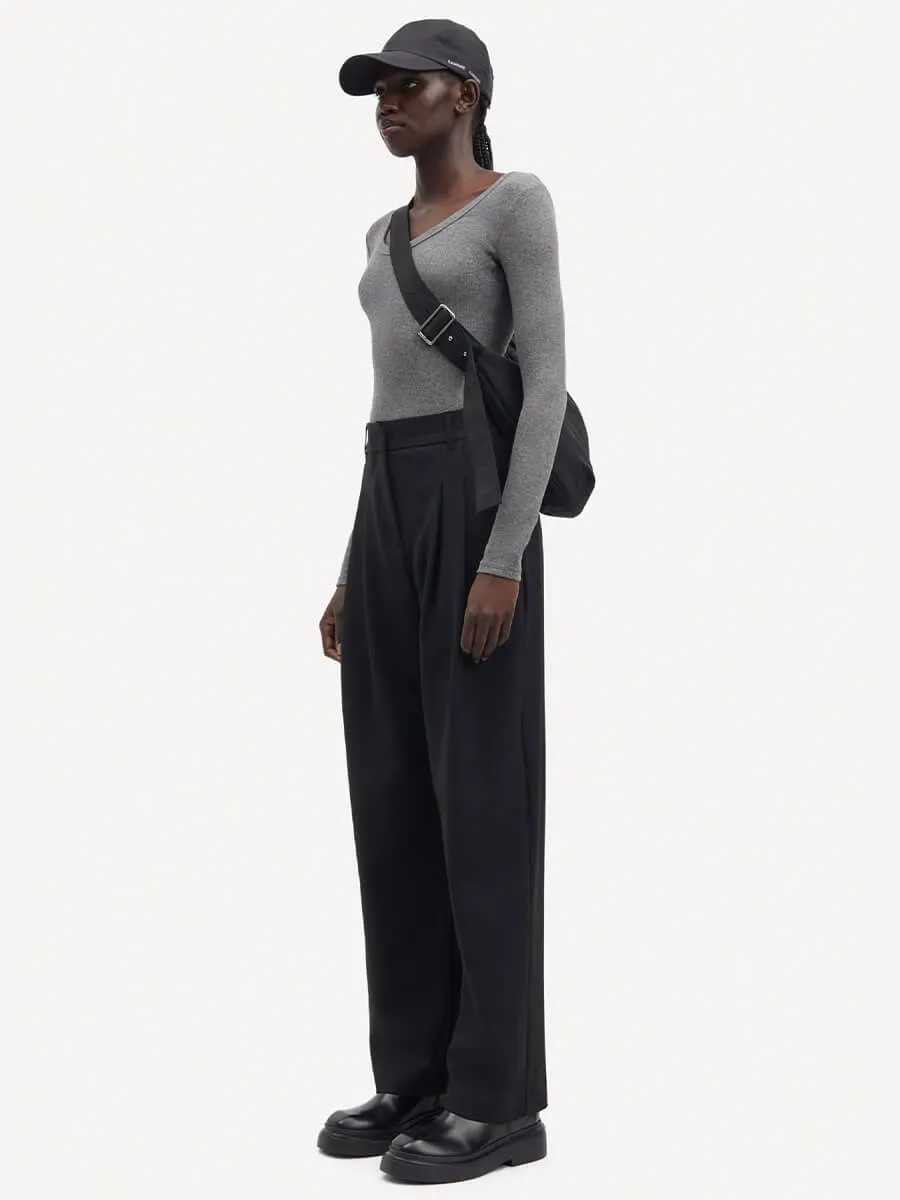 Saluzy Trousers - Black