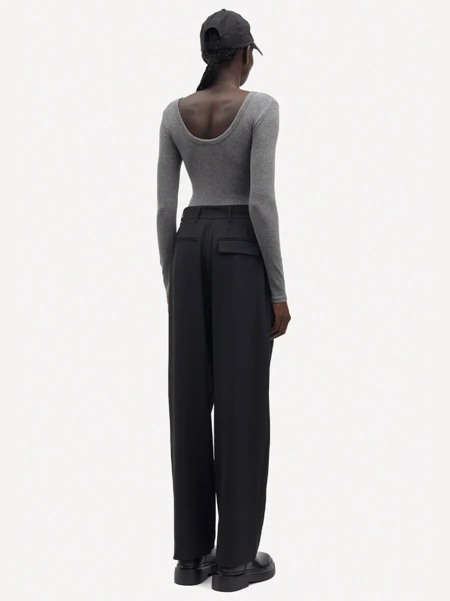 Saluzy Trousers - Black