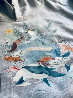 Save Our Planet Hoodie - Grey