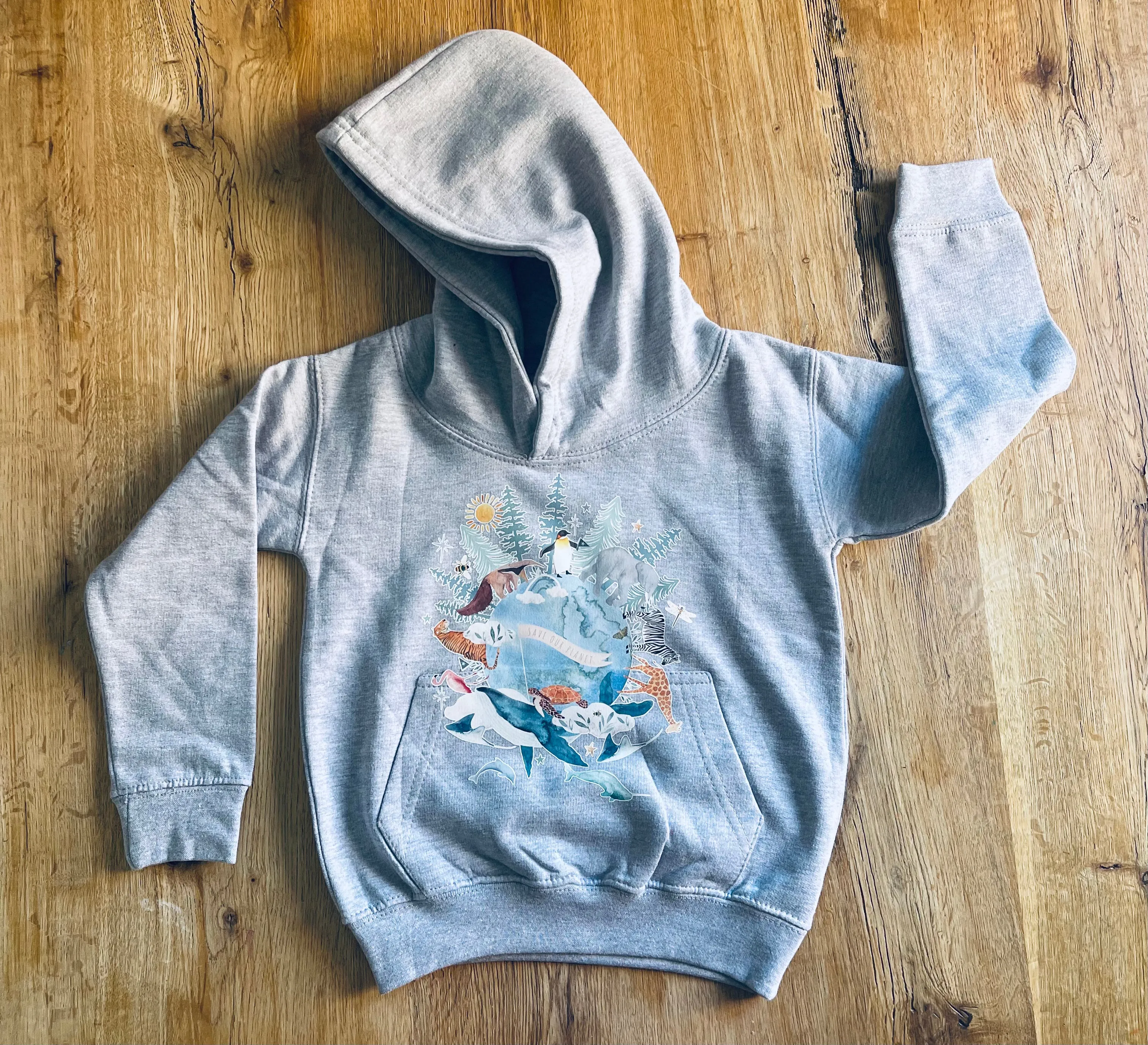 Save Our Planet Hoodie - Grey