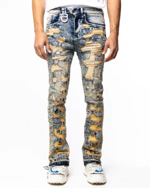 SCAB STACKED DENIM (VINTAGE WHEAT STONE)