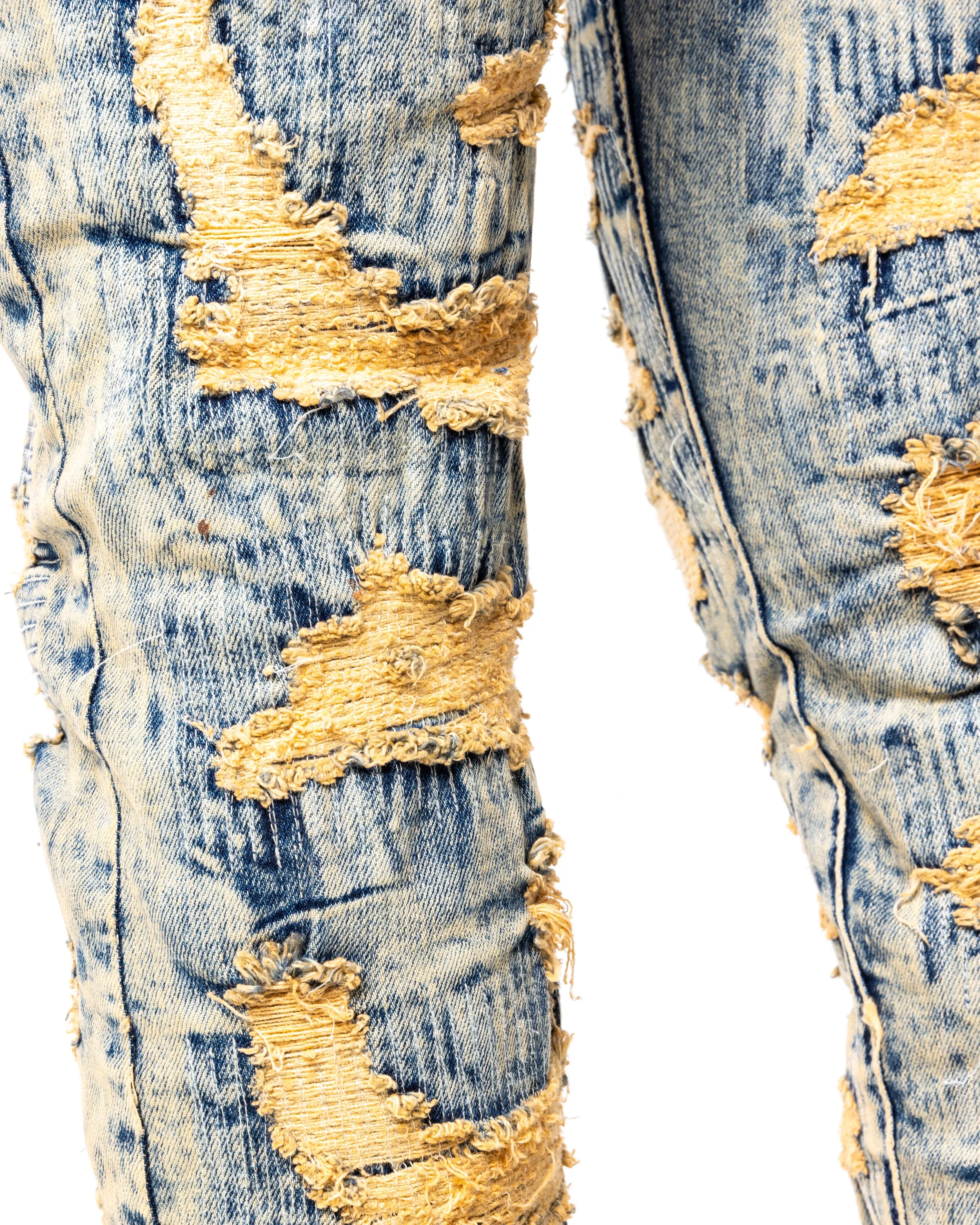 SCAB STACKED DENIM (VINTAGE WHEAT STONE)