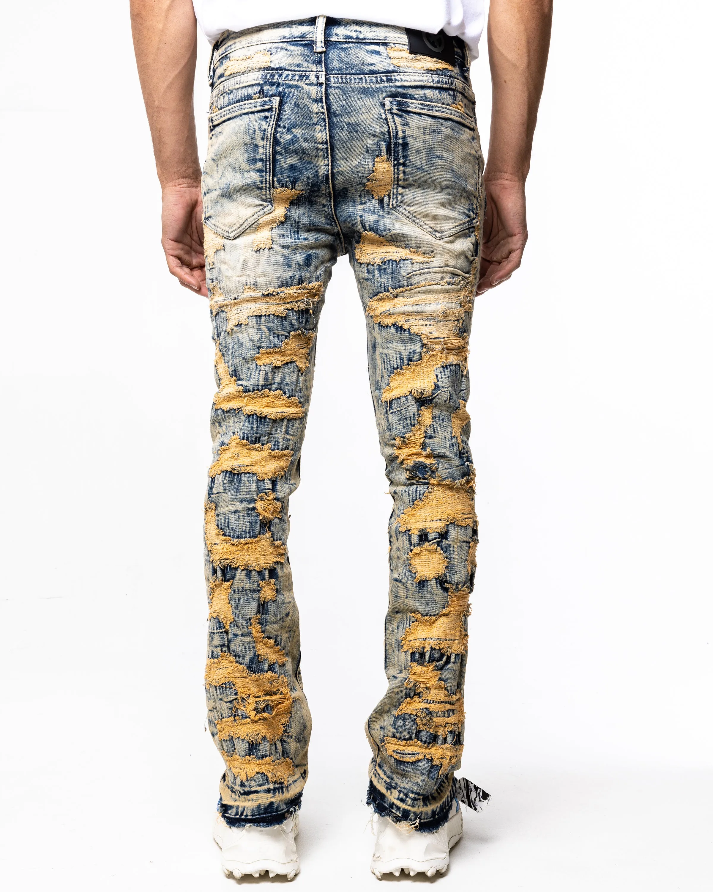 SCAB STACKED DENIM (VINTAGE WHEAT STONE)