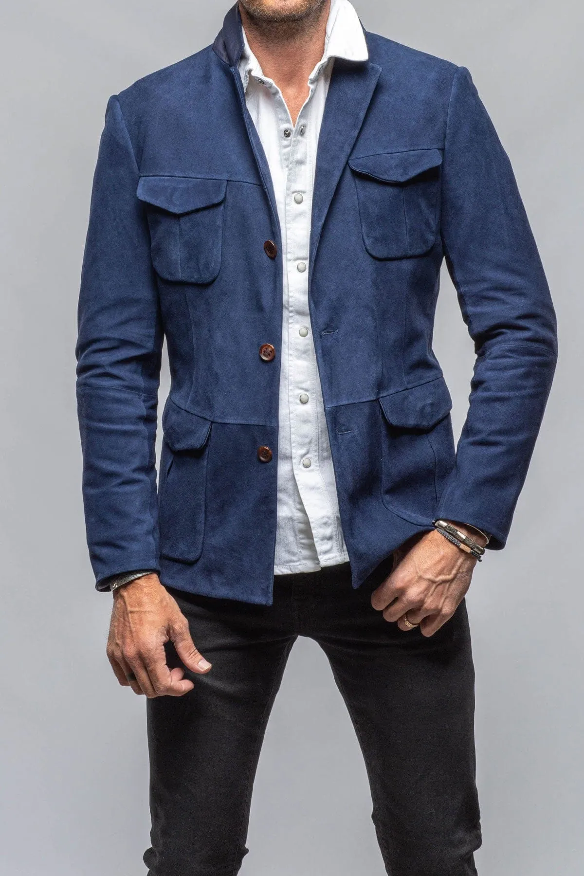Serengeti Safari Jacket In Blue
